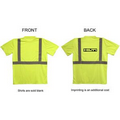 ANSI 2 Yellow Safety T-Shirt (Direct Import-10 Weeks Ocean)